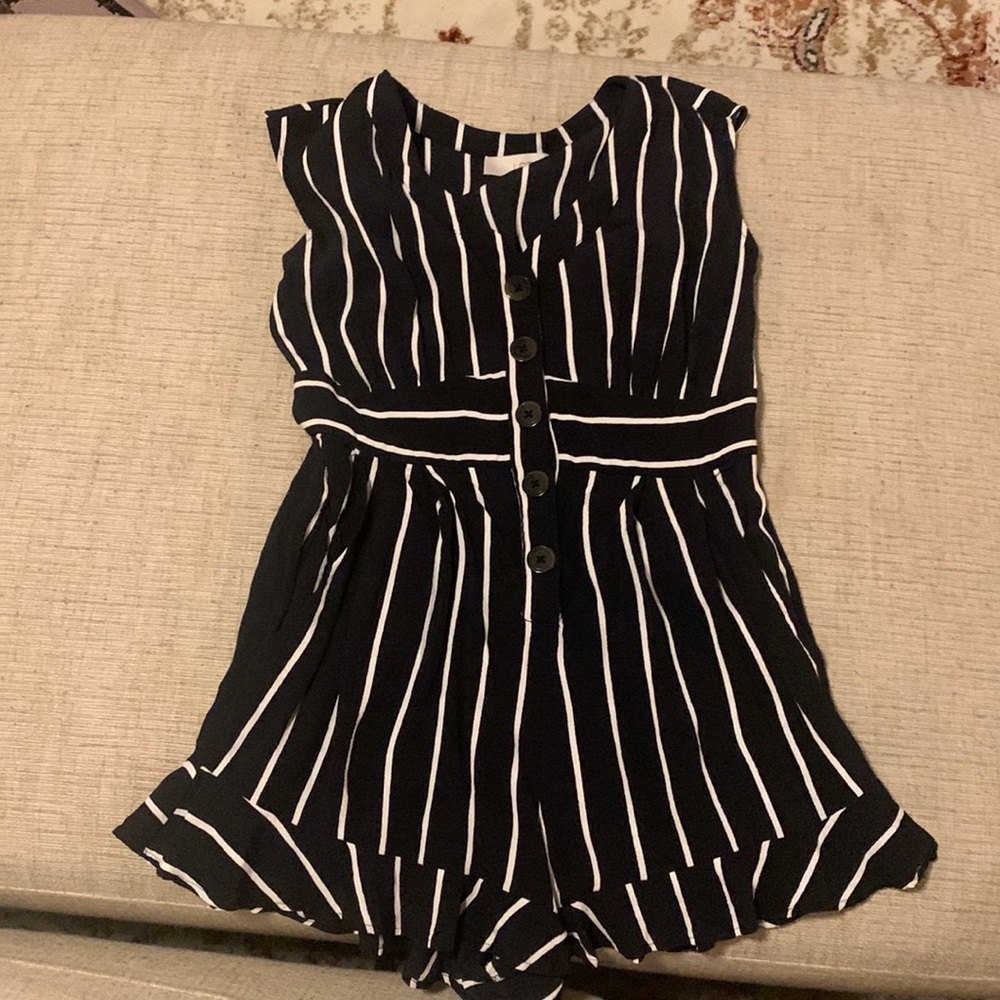 Women’s striped romper